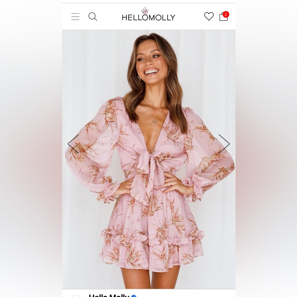 Dress size small.  Hello Molly. New with tags. Never been worn.